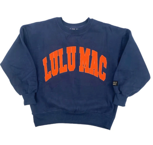 Navy & Orange Sweatshirt