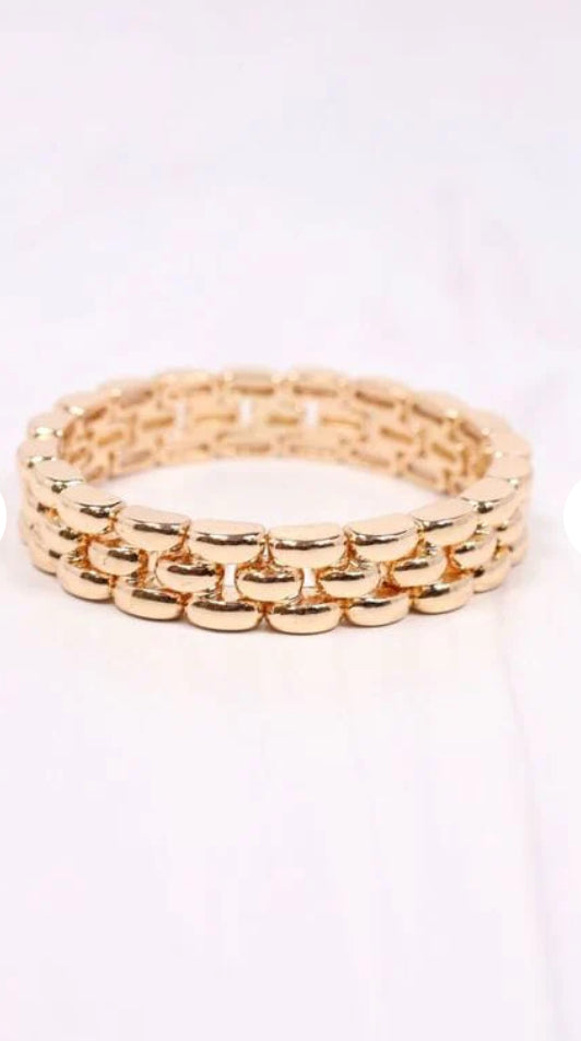 Autry Metal Bracelet-Gold