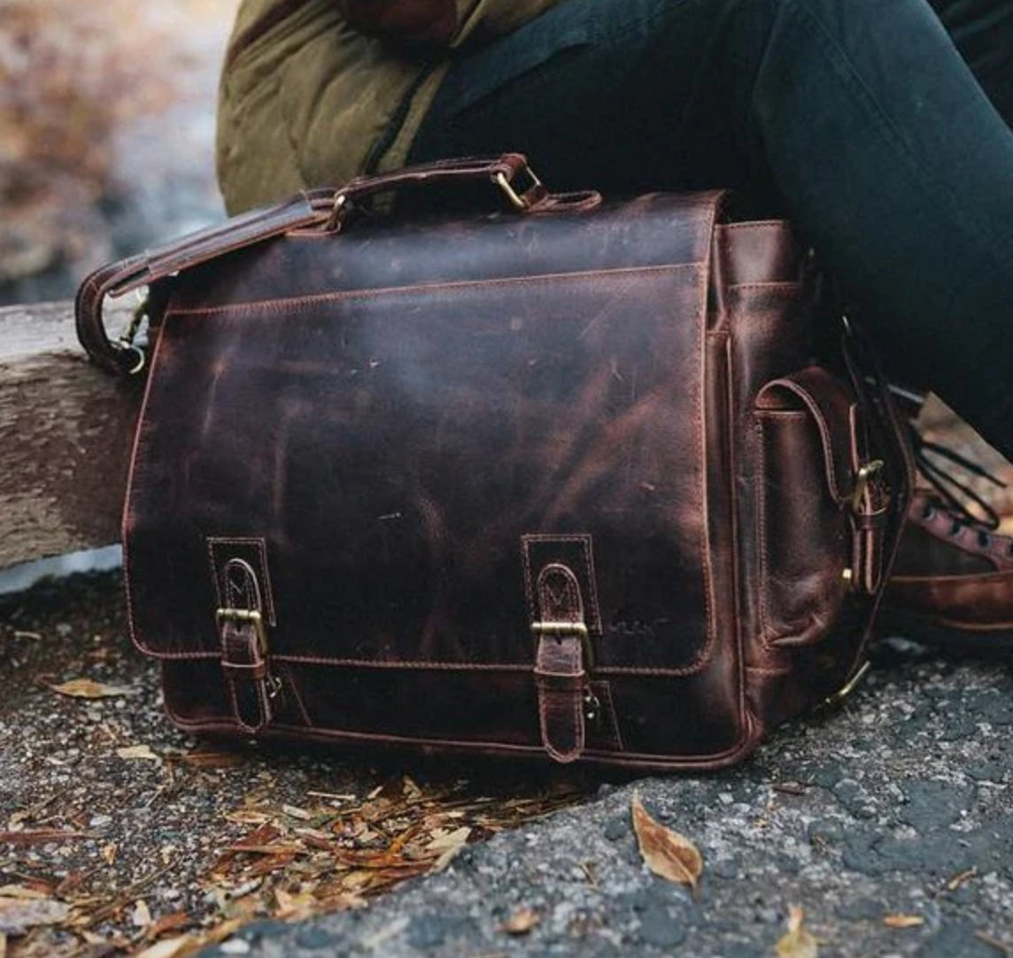 Sitka Leather Messenger