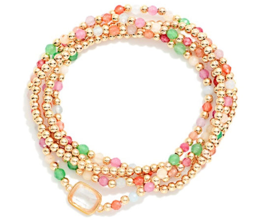 Petite Beaded stretch Bracelets