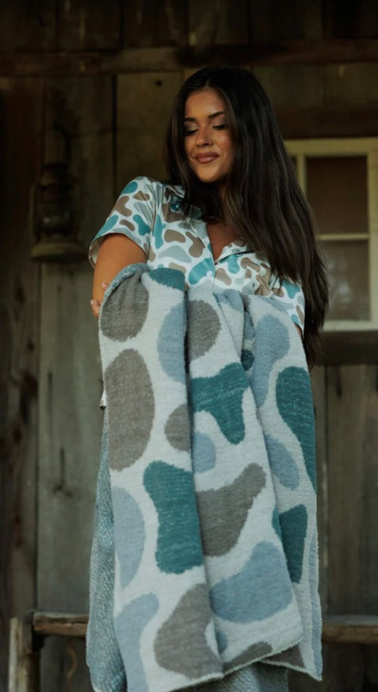Camo Throw Blanket