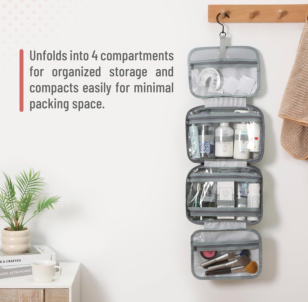 Pink Quilted Travel Bag