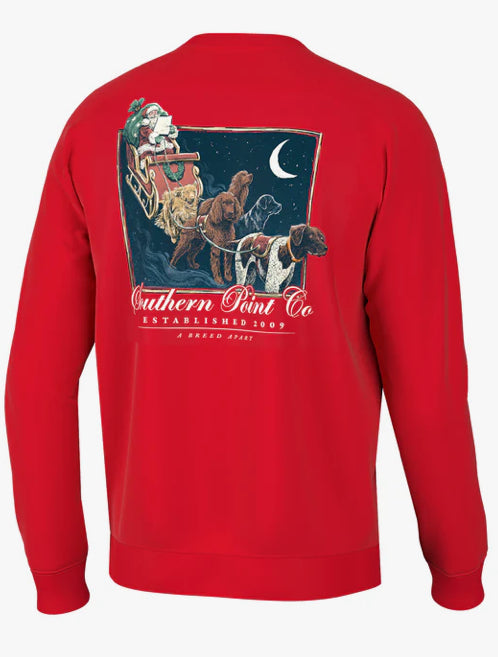 Santa clause long sleeve tee