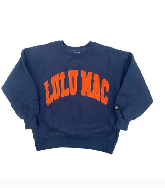 Lulumac Navy & Orange Sweatshirt