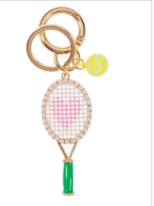 Tennis Racket Keychain