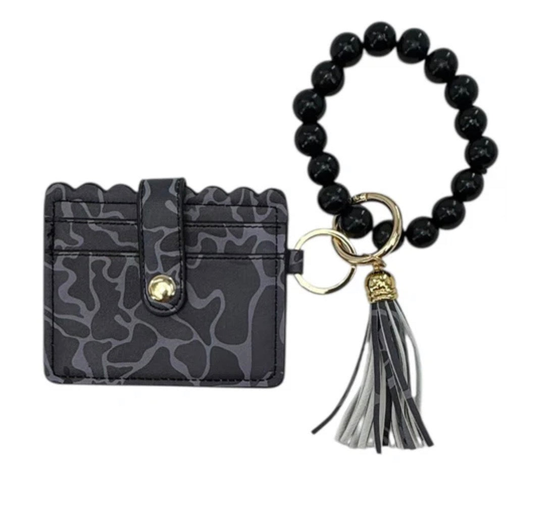 Beaded Wristlet ID Wallet
