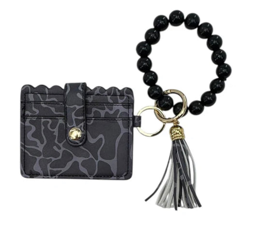 Beaded Wristlet ID Wallet