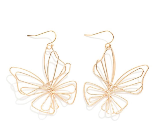 Butterfly Drop Earrings