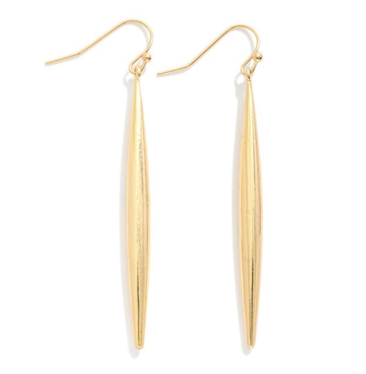 Long Tappered Drop Earrings