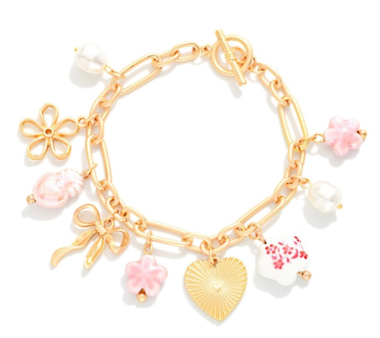 Charm Chain Link Bracelet