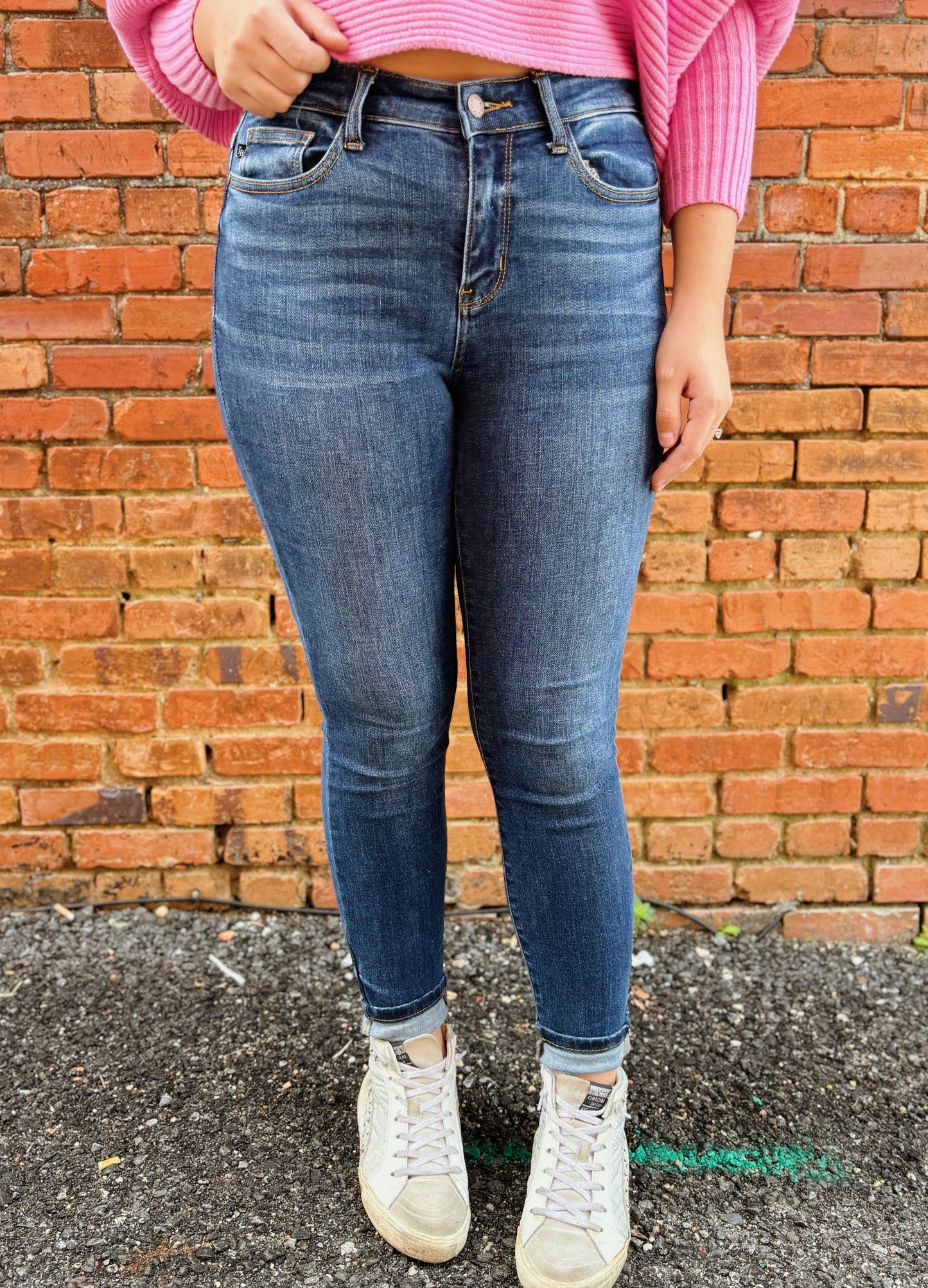 Core Mid Rise Skinny Jeans