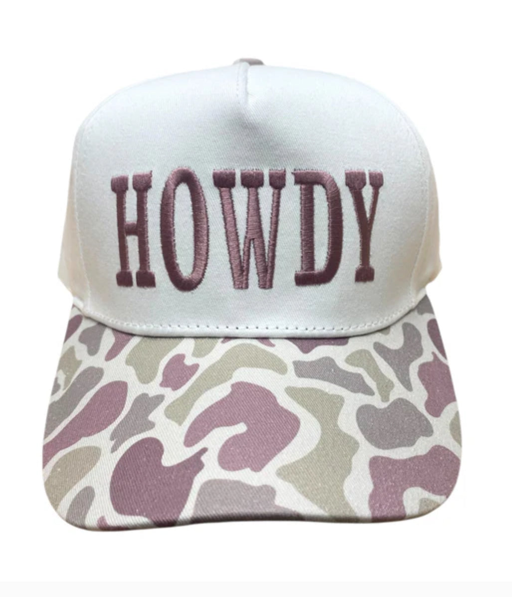 Howdy Light Camo Hat