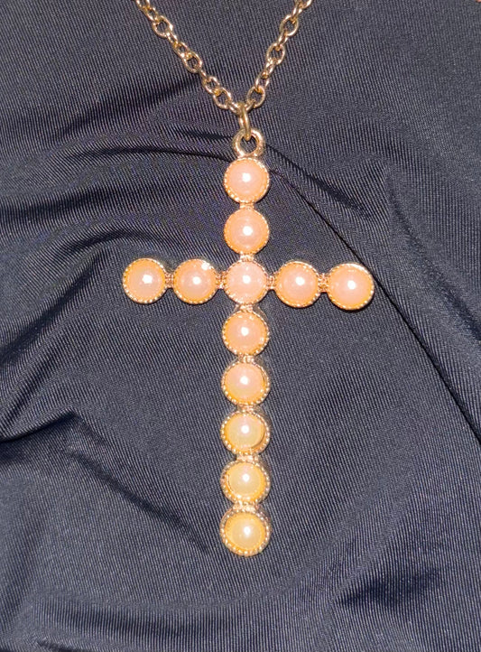 Pearl Cross Necklace