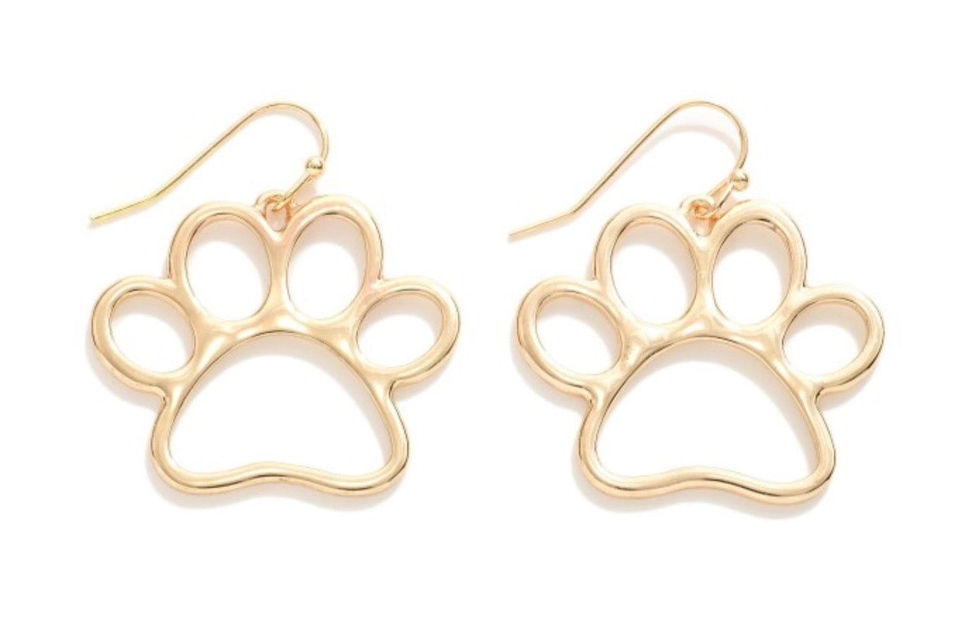 Paw print Drop Earrings