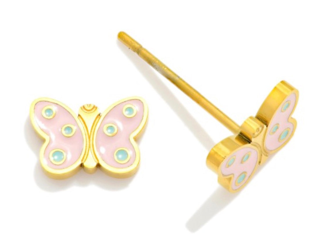 Butterfly Stud Earrings