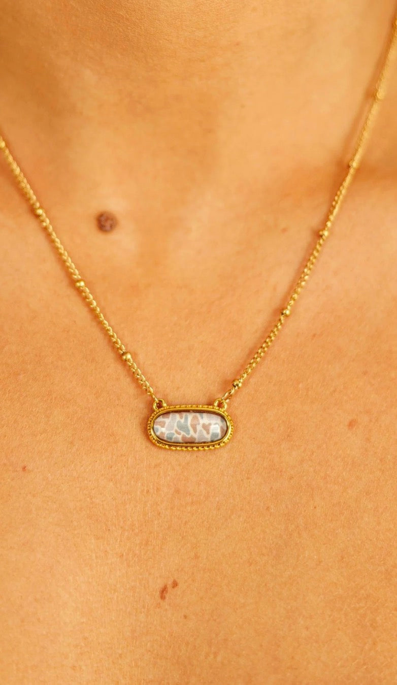 Camo Necklace