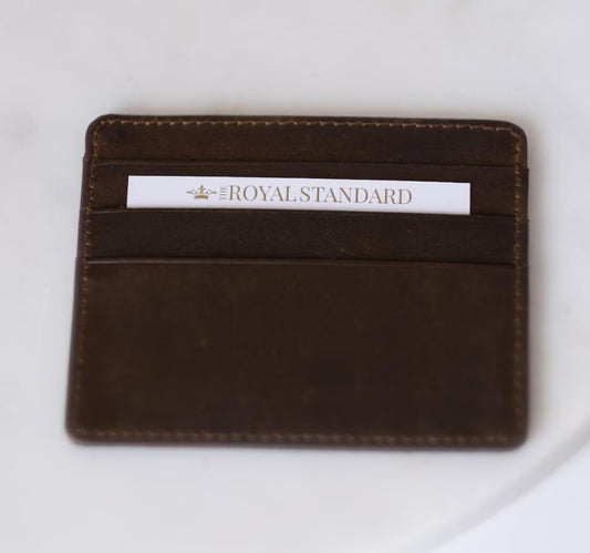 Leather slim wallet