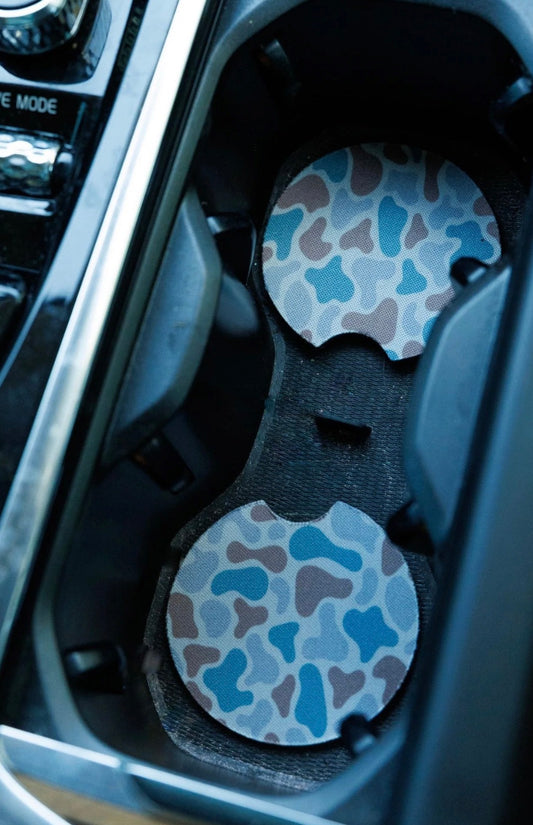 Camo Car Coasters 2 Pack