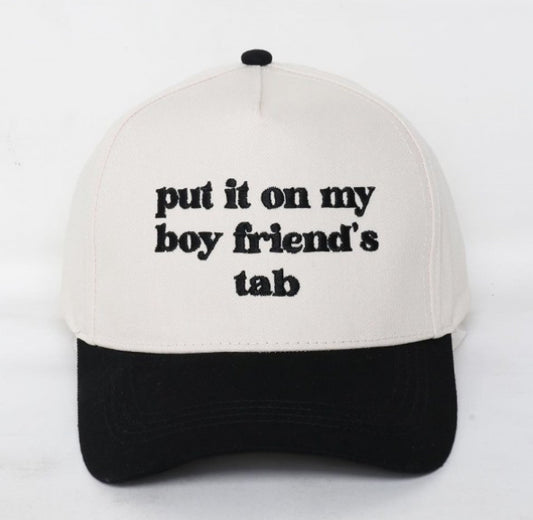 Boyfriend’s Tab Hat