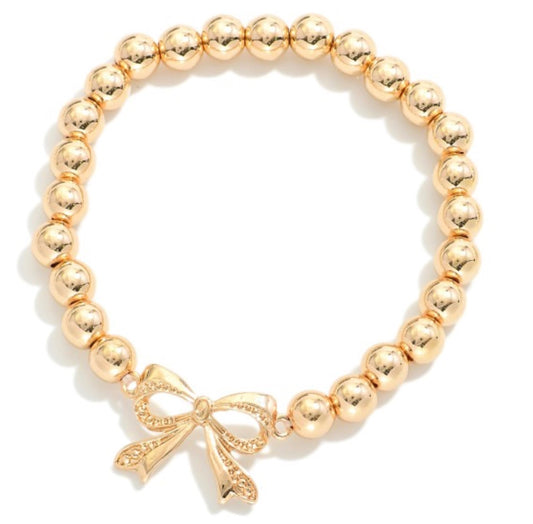 Bow Charm Bracelet