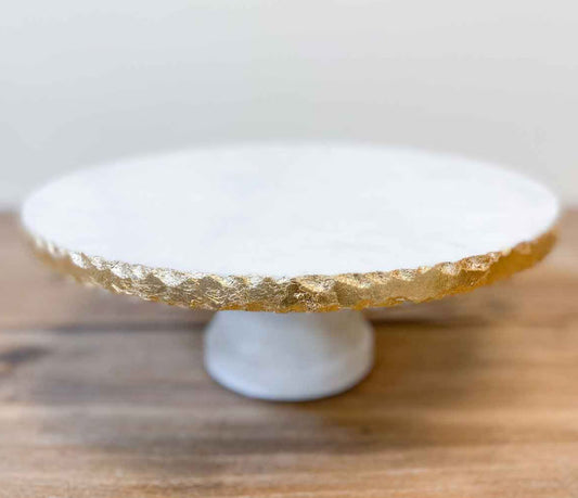 Starsbourg marble cake stand