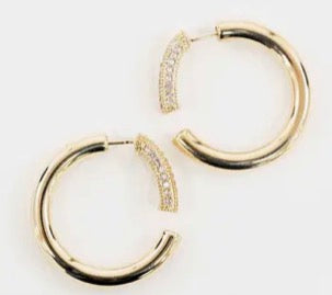 Arc Hoop Ear Jacket Earring