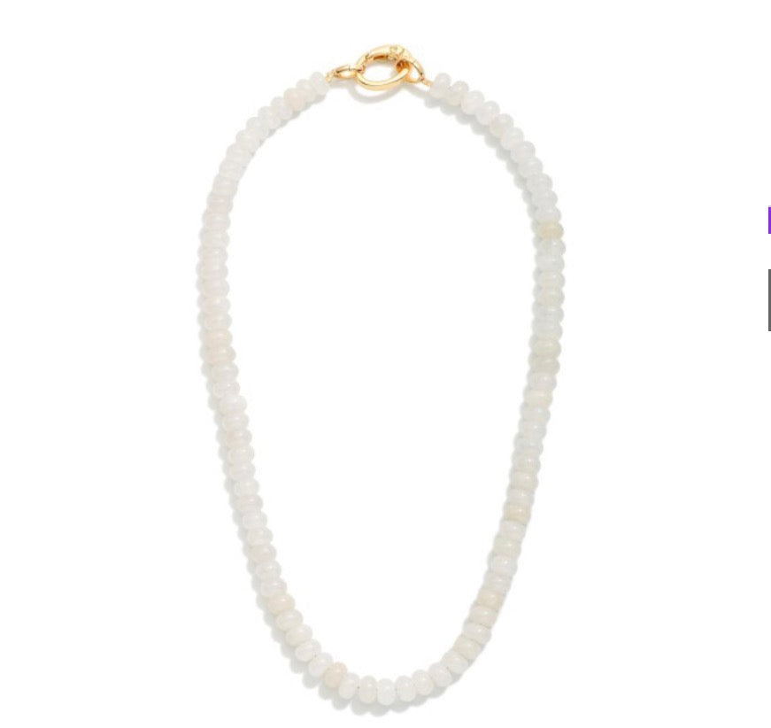 Candy Stone Beaded Necklace