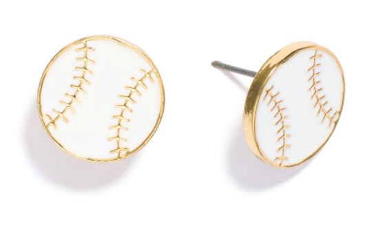 Enamel Baseball Studs