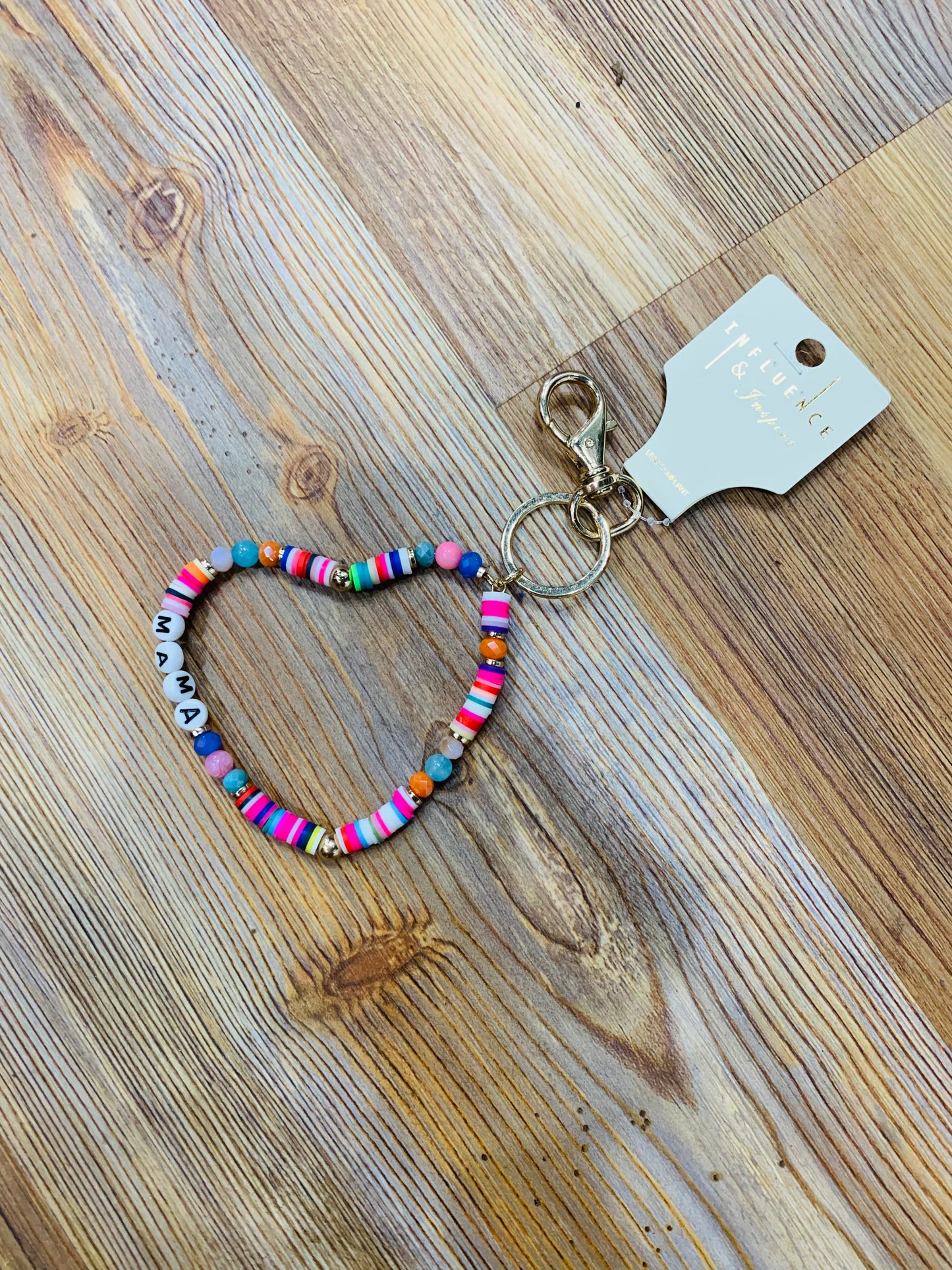 Mama Heart Keychain