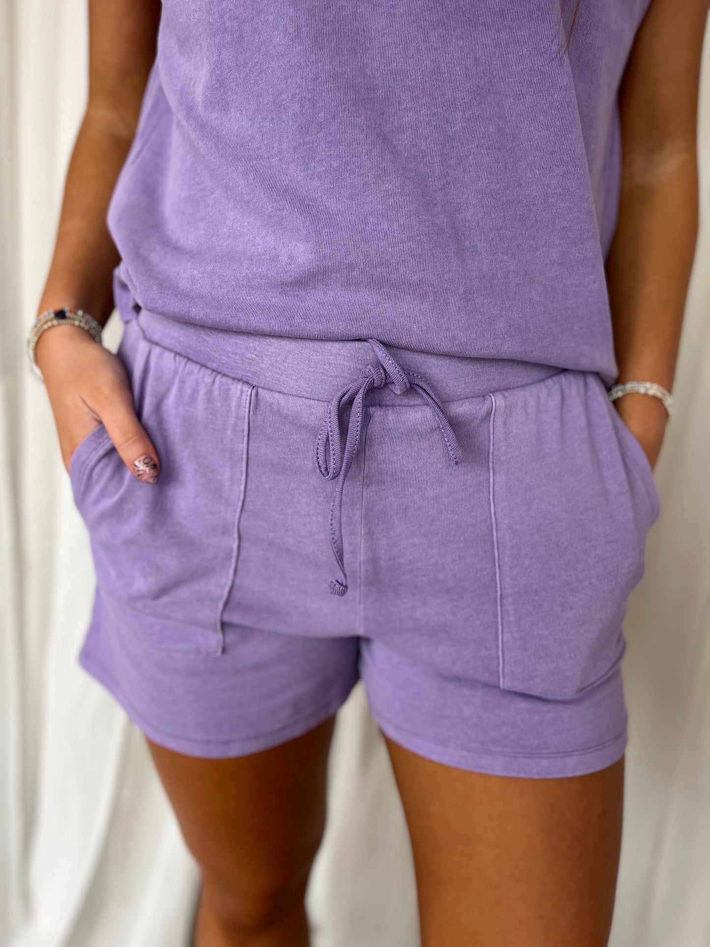 Crewneck Shorts Set