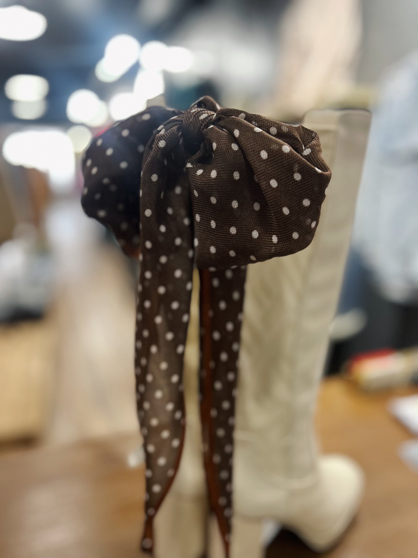 Polka Dot Diamond Shape Scarf