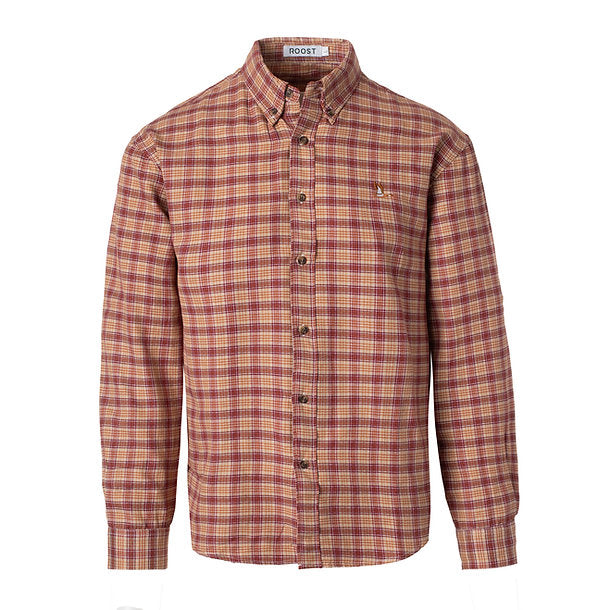 Roost Plaid Button Down - Wine