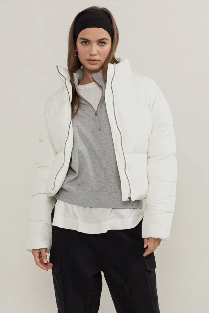 Cream Puffer Jacket