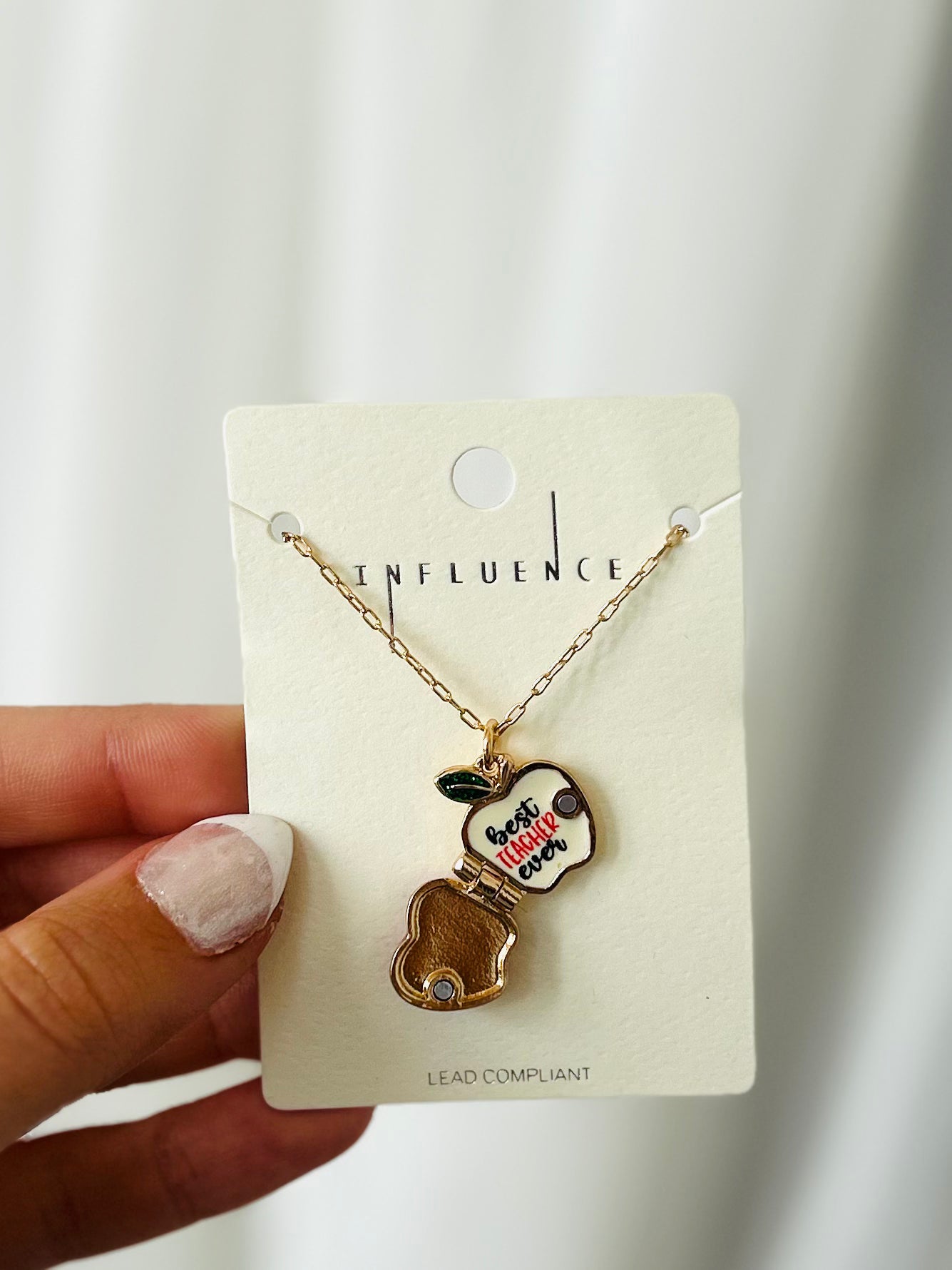 Apple Locket Necklace