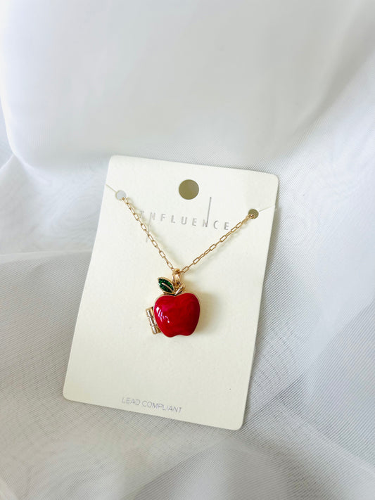 Apple Locket Necklace