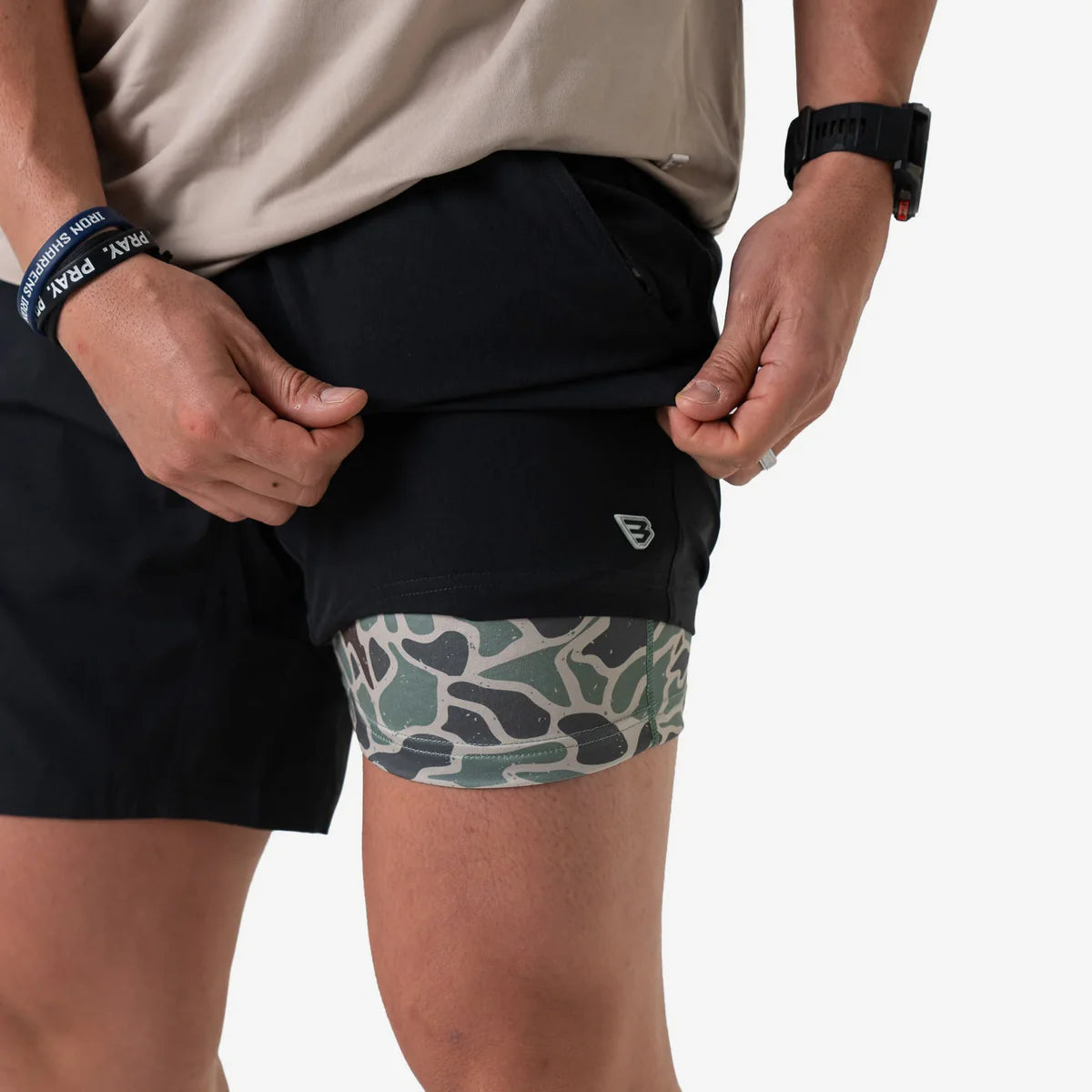 Athletic Short Heather Black