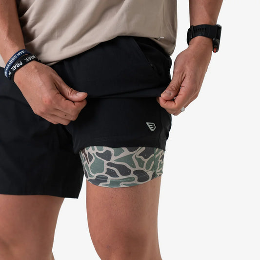 Athletic Short Heather Black