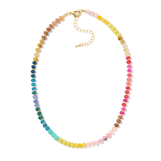 Candy Stone Beaded Necklace