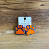 Glitter Tiger Paw Earrings