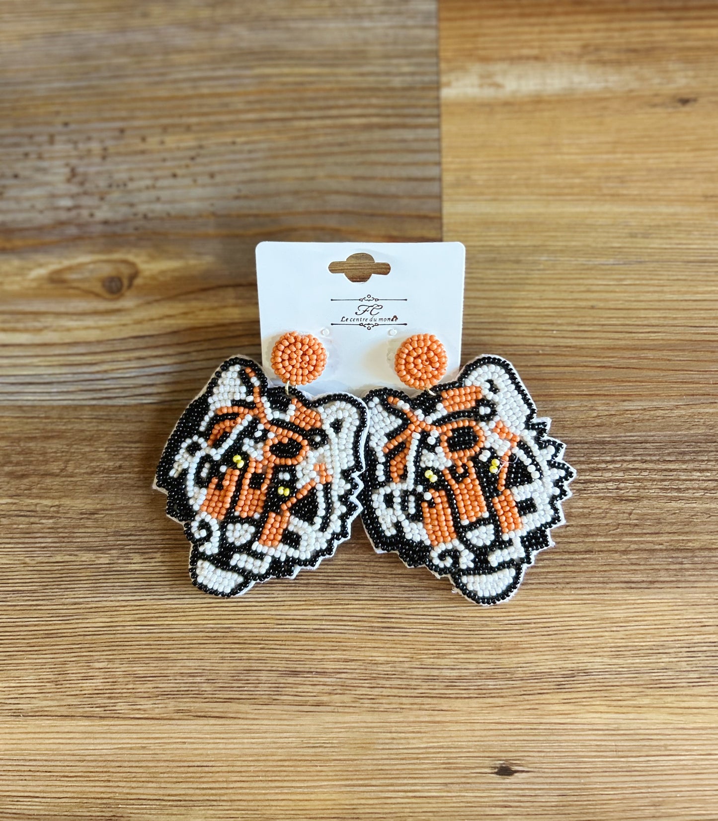 Beaded Animal Earrings