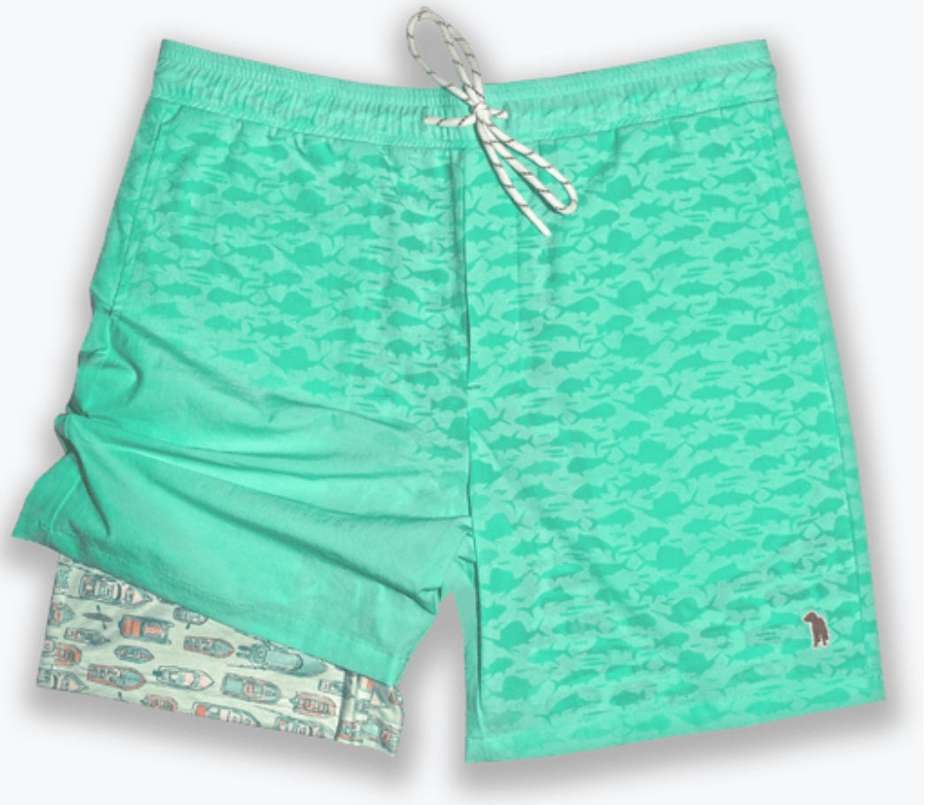 Gamefish & Boats Swim Trunks