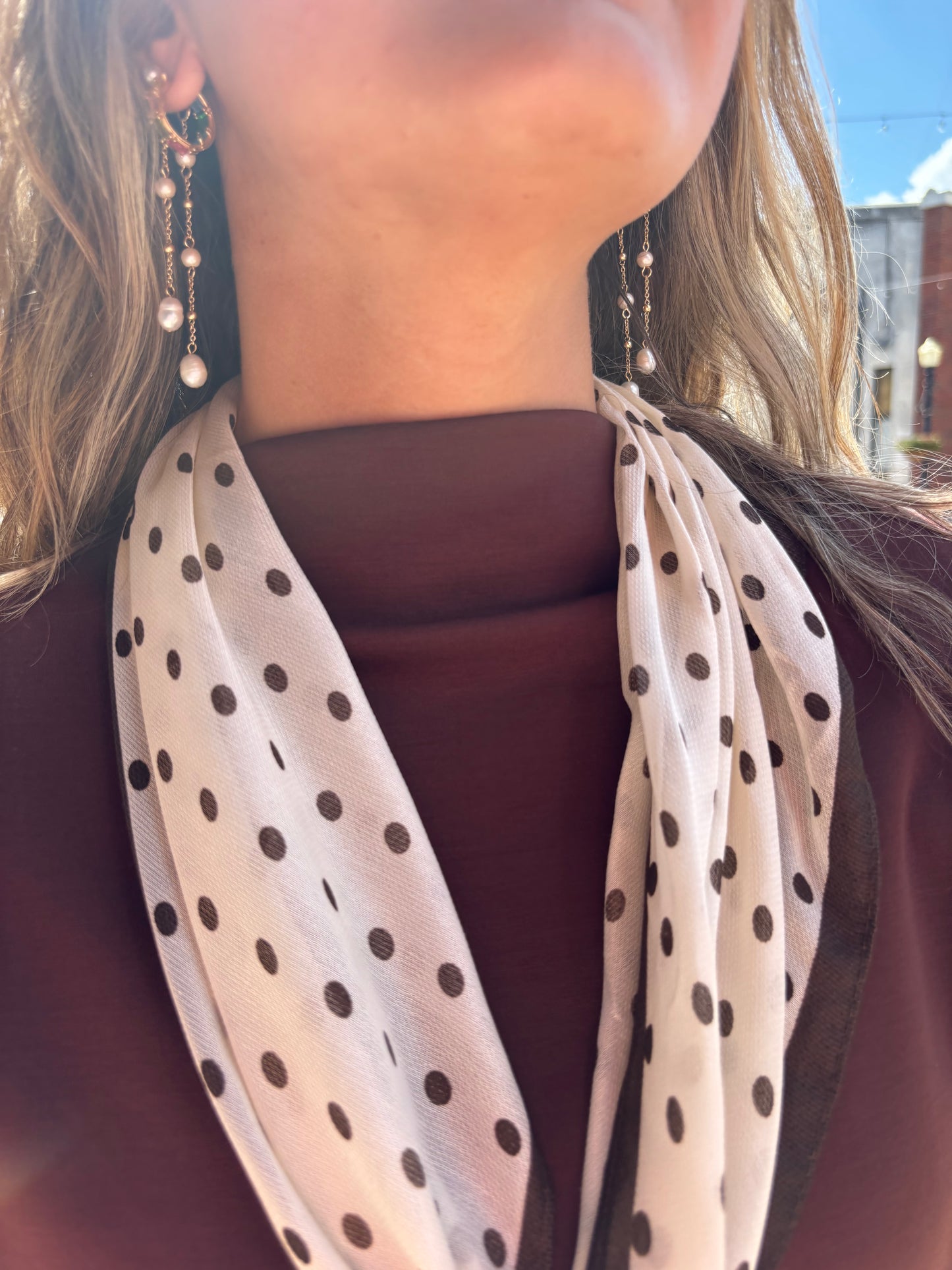 Scuba Mock Neck Midi