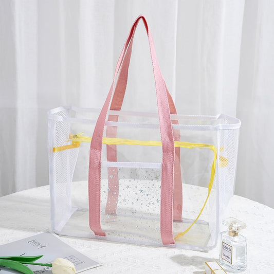 Clear Tote Bag w/ Netting