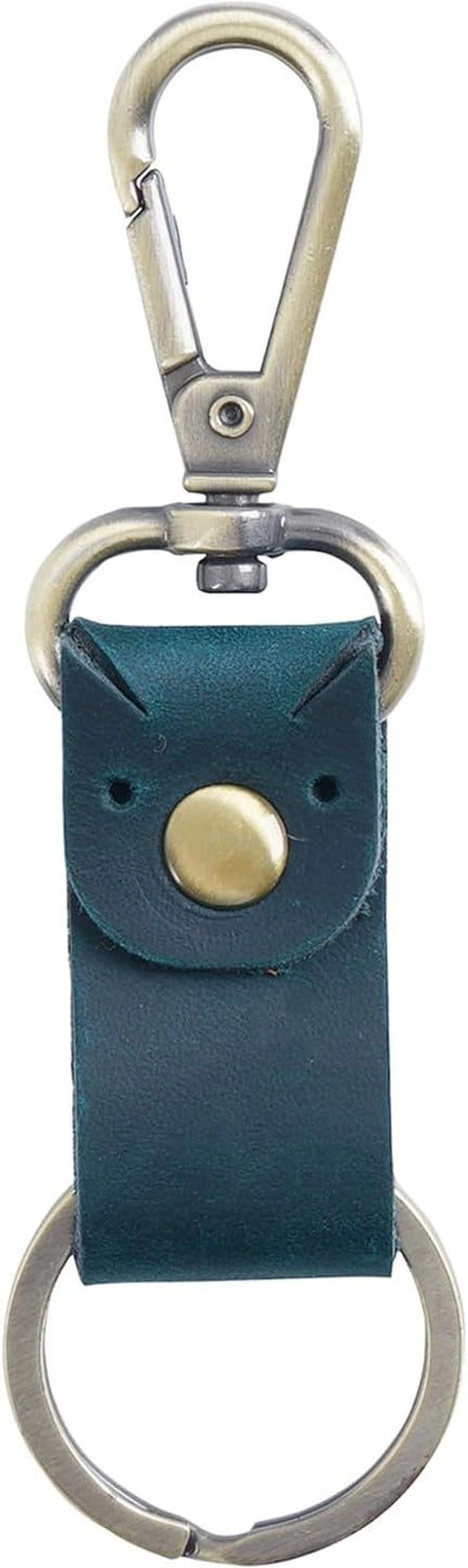 Small Genuine Leather Keychain