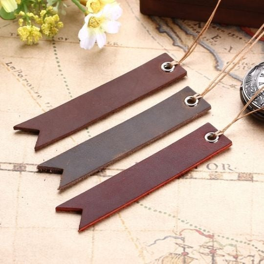 Leather Heart Bookmark