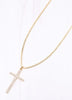 Erika CZ Cross Necklace