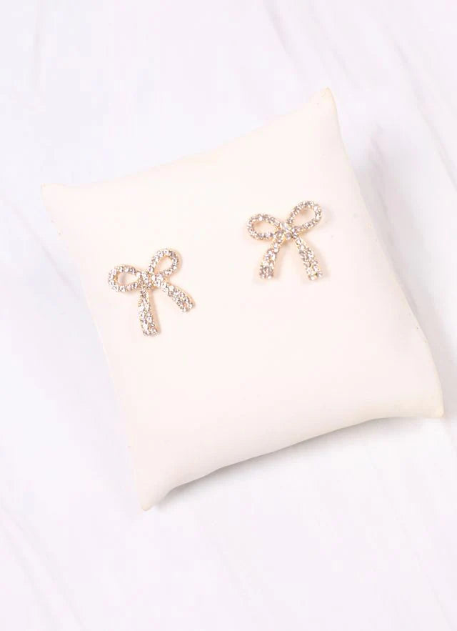 Wendover CZ Bow Earring