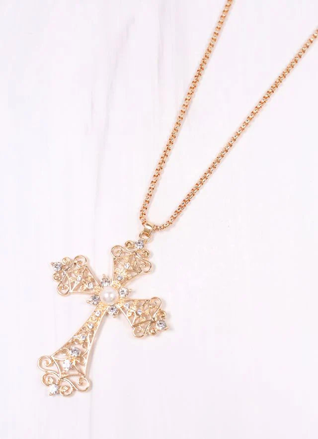 Sinclair Cross Necklace