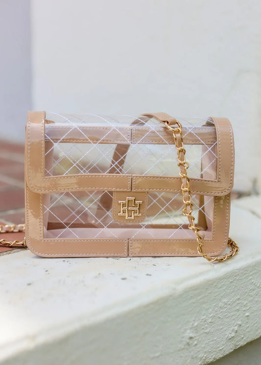 Quinn Quilted Clear Bag