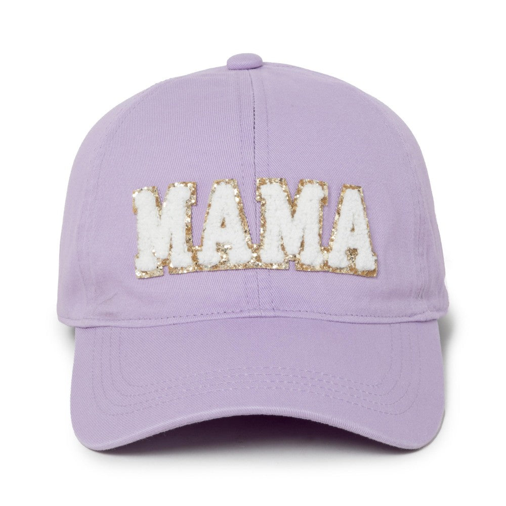 Glitter Chenille “MAMA” Hat